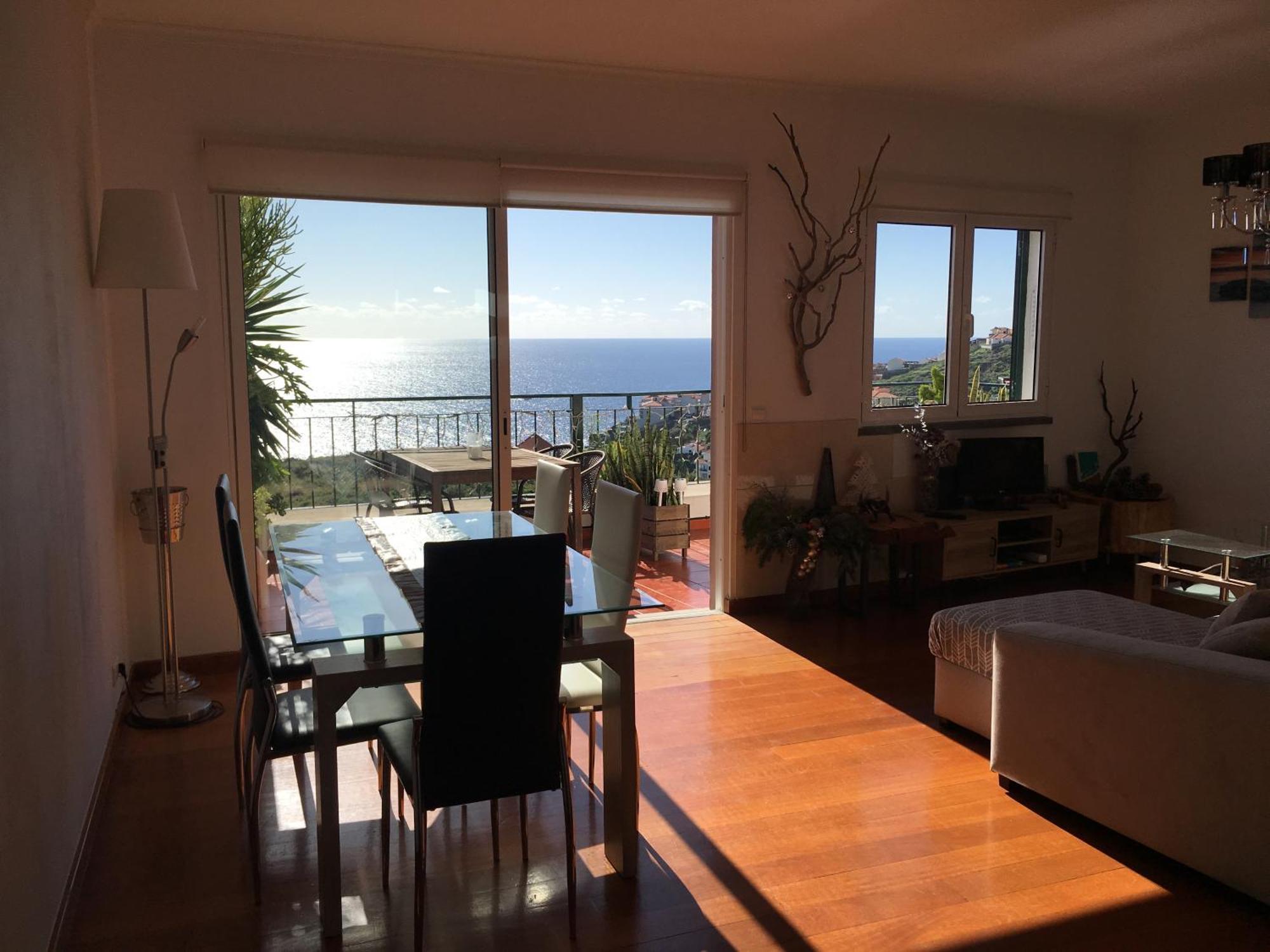 Ferienwohnung Oceanview Penthouse Caniço Exterior foto