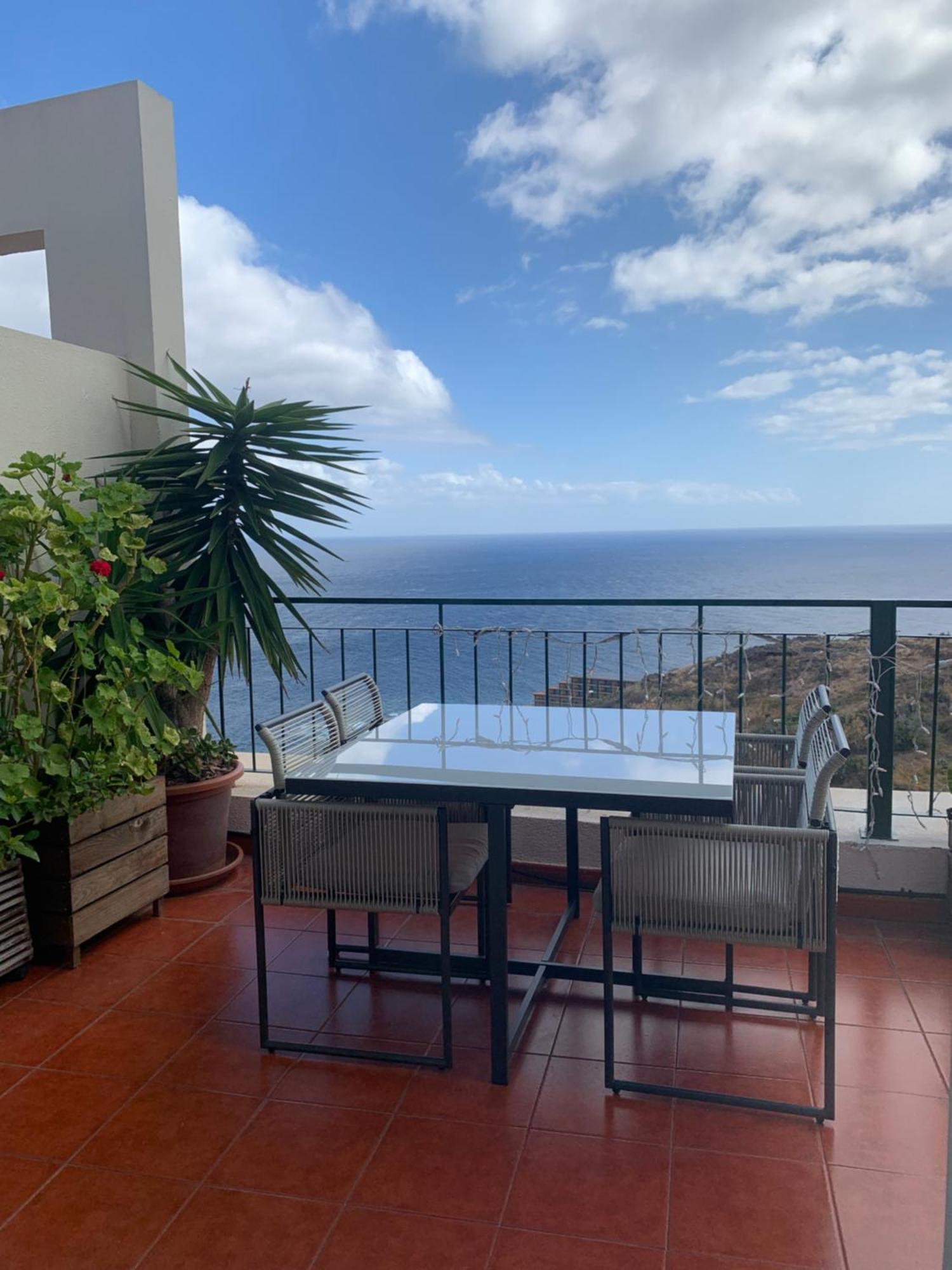Ferienwohnung Oceanview Penthouse Caniço Exterior foto